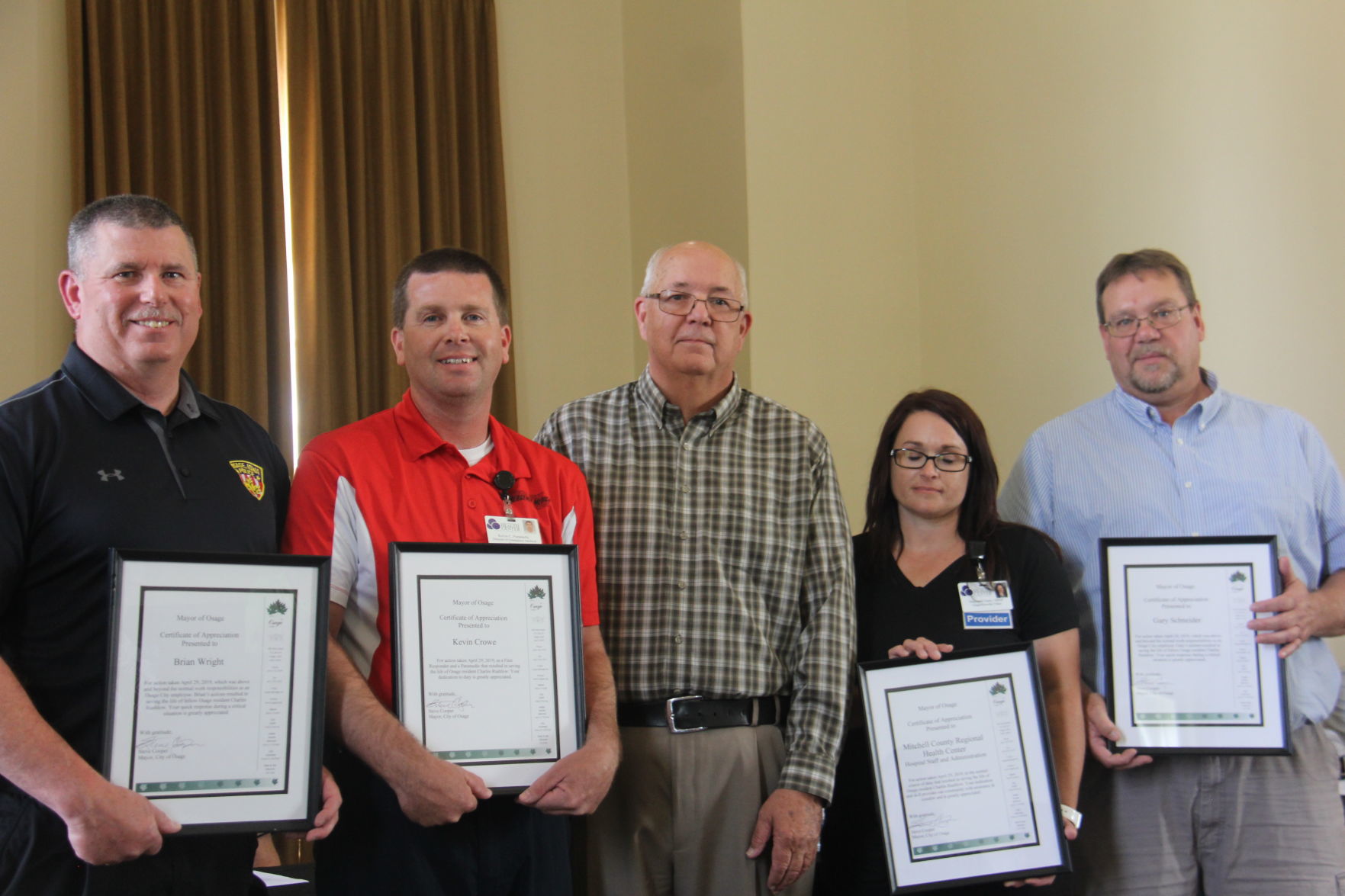 Lifesaving recognition